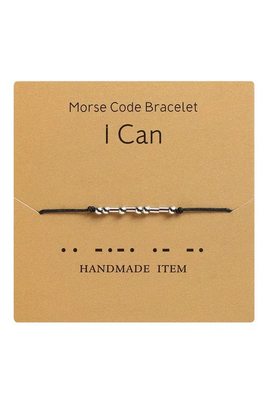 Morse Code Message Bracelets