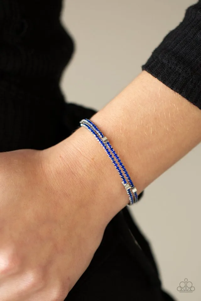 Paparazzi Bracelet ~ Let Freedom BLING - Blue