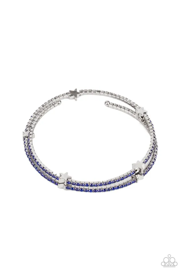 Paparazzi Bracelet ~ Let Freedom BLING - Blue