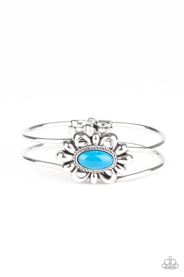 Paparazzi Bracelet ~ Serene Succulent - Blue