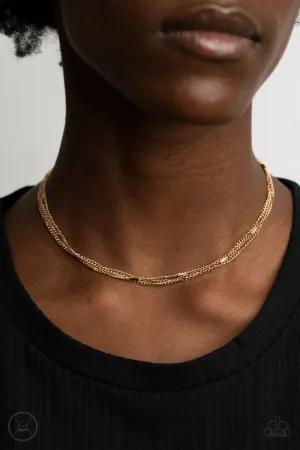 Paparazzi Necklace ~ Need I SLAY More - Gold