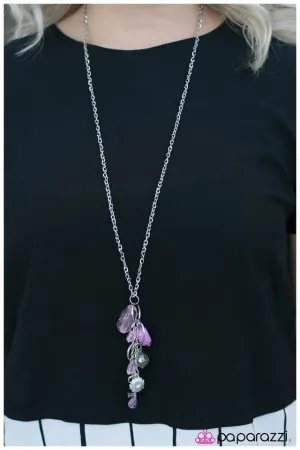 Paparazzi Necklace ~ You Are My Sunshine - Purple