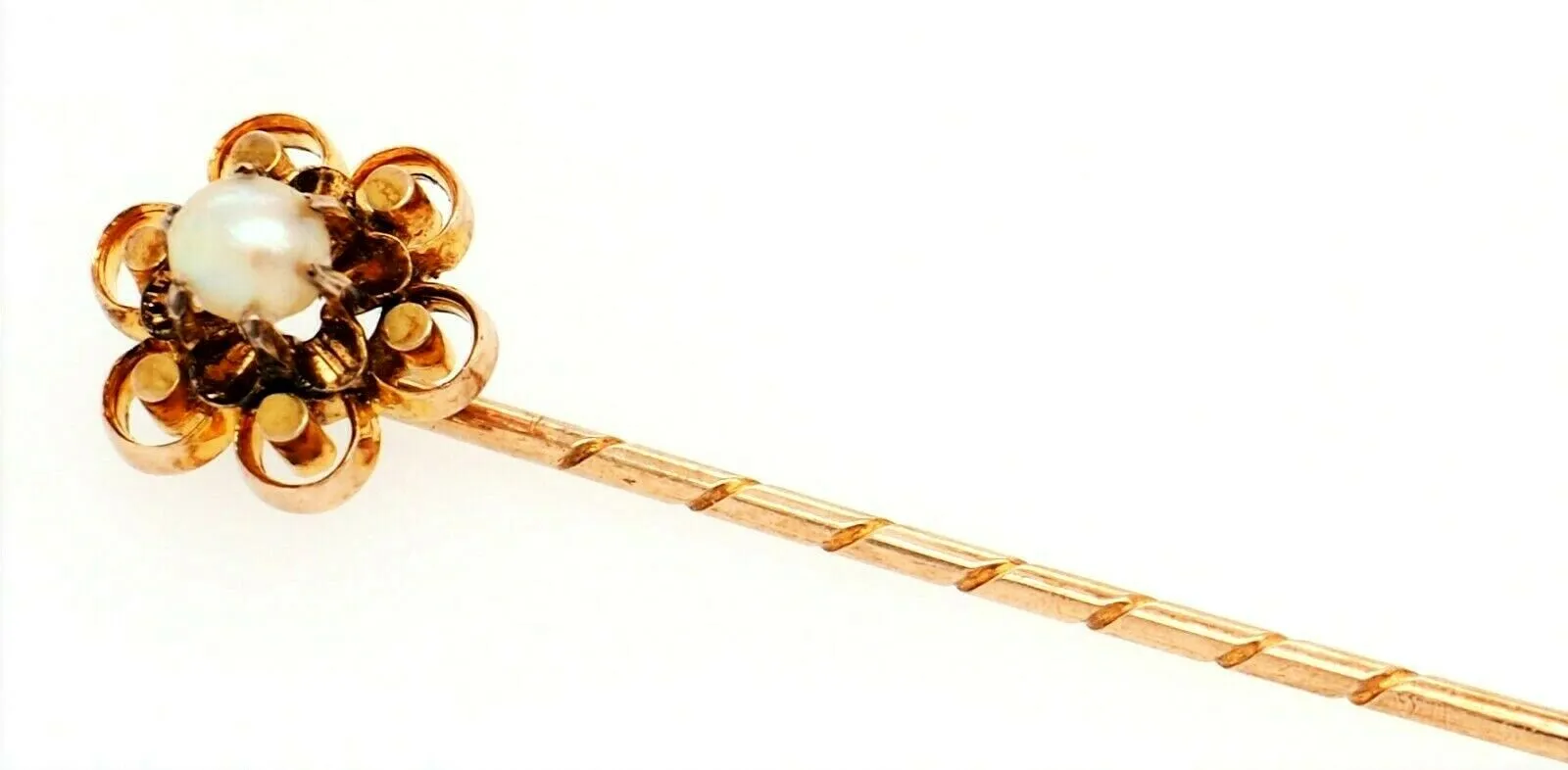 Pearl 9ct Yellow Gold Pin/Brooch