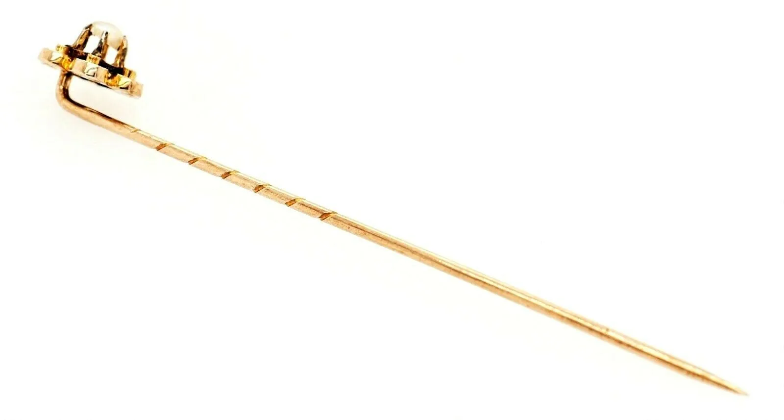 Pearl 9ct Yellow Gold Pin/Brooch