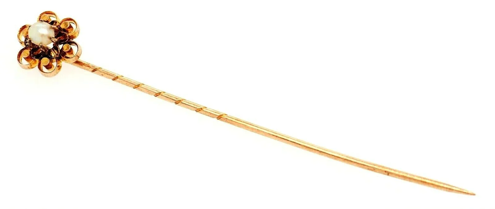 Pearl 9ct Yellow Gold Pin/Brooch