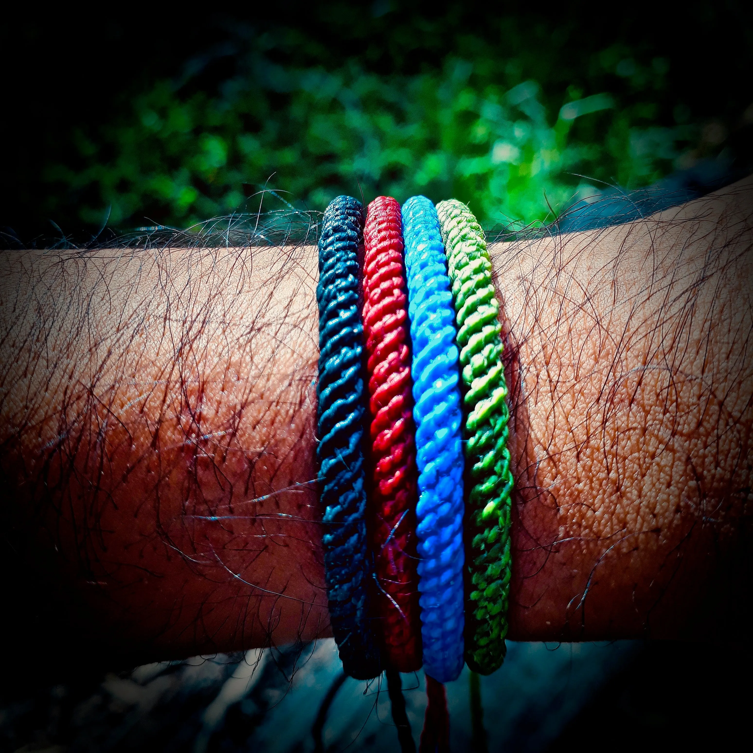 Peruvian knot bracelets