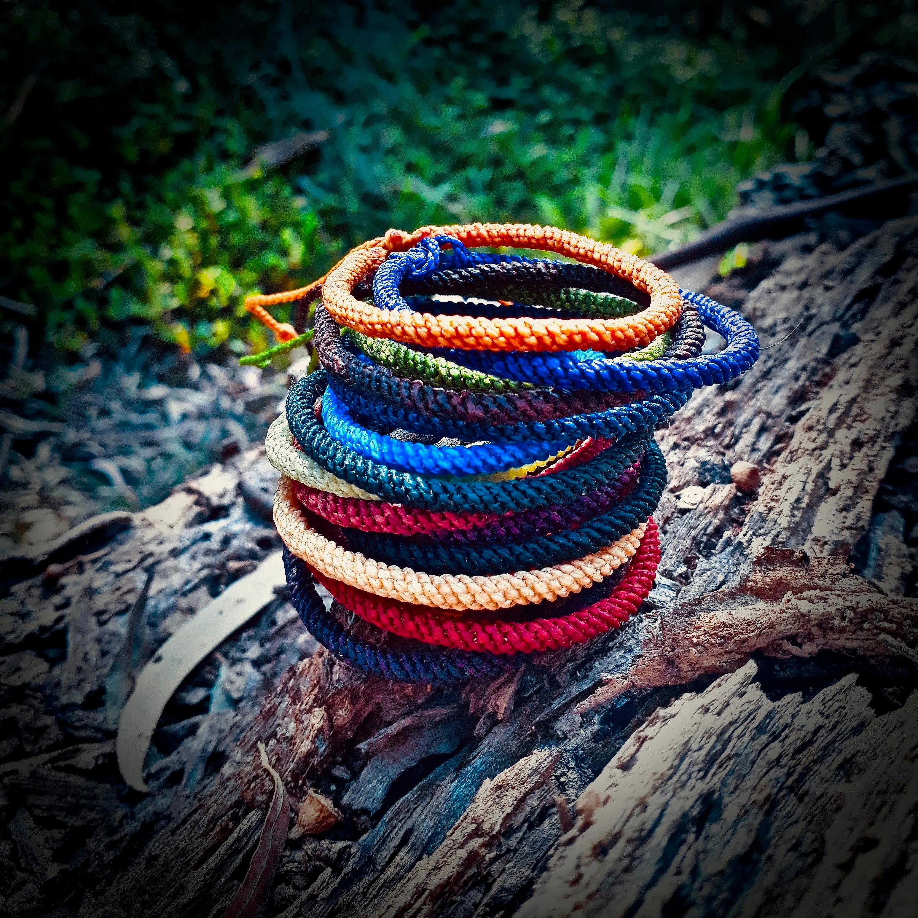 Peruvian knot bracelets