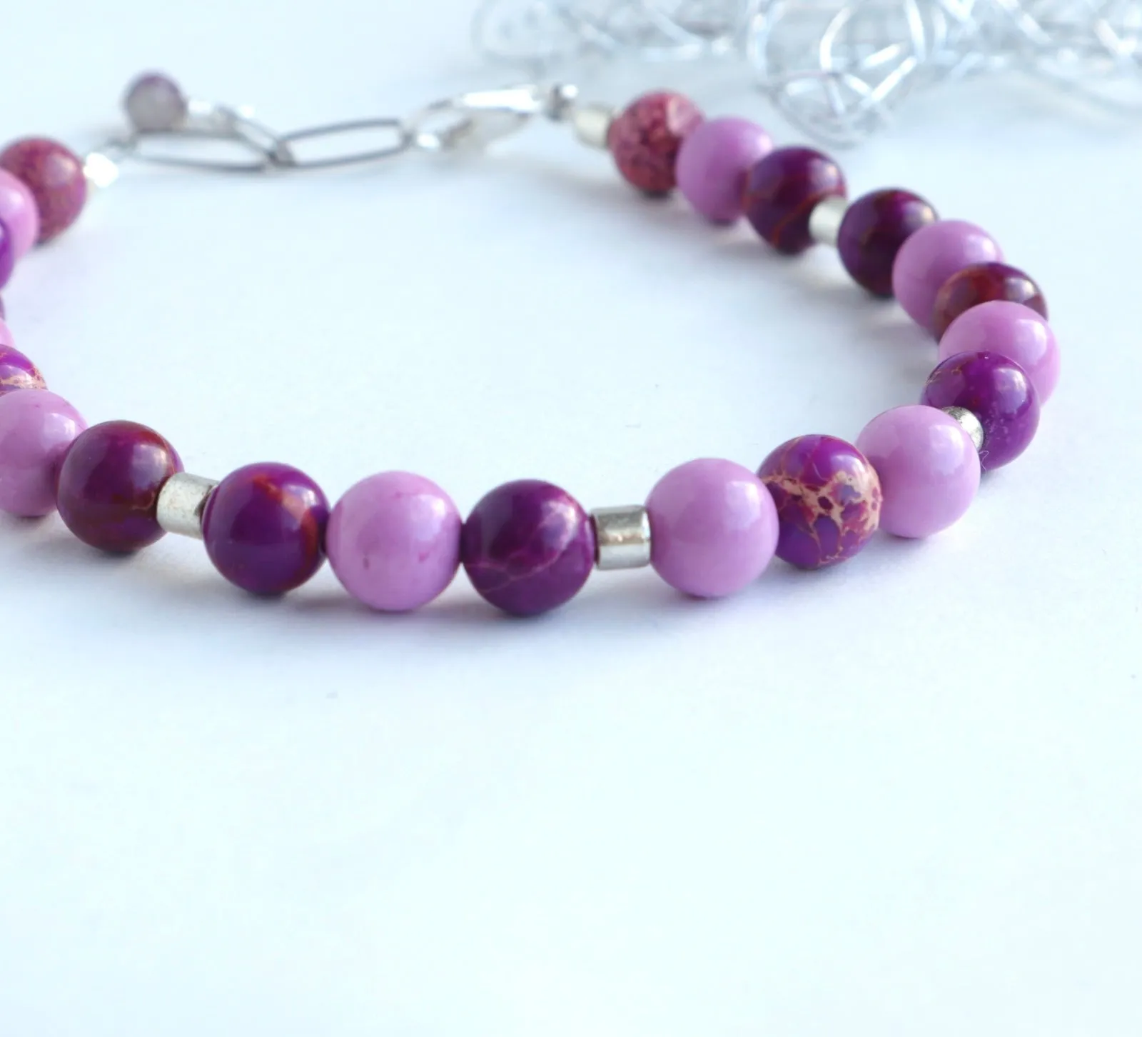 Purple magnesite Bracelet