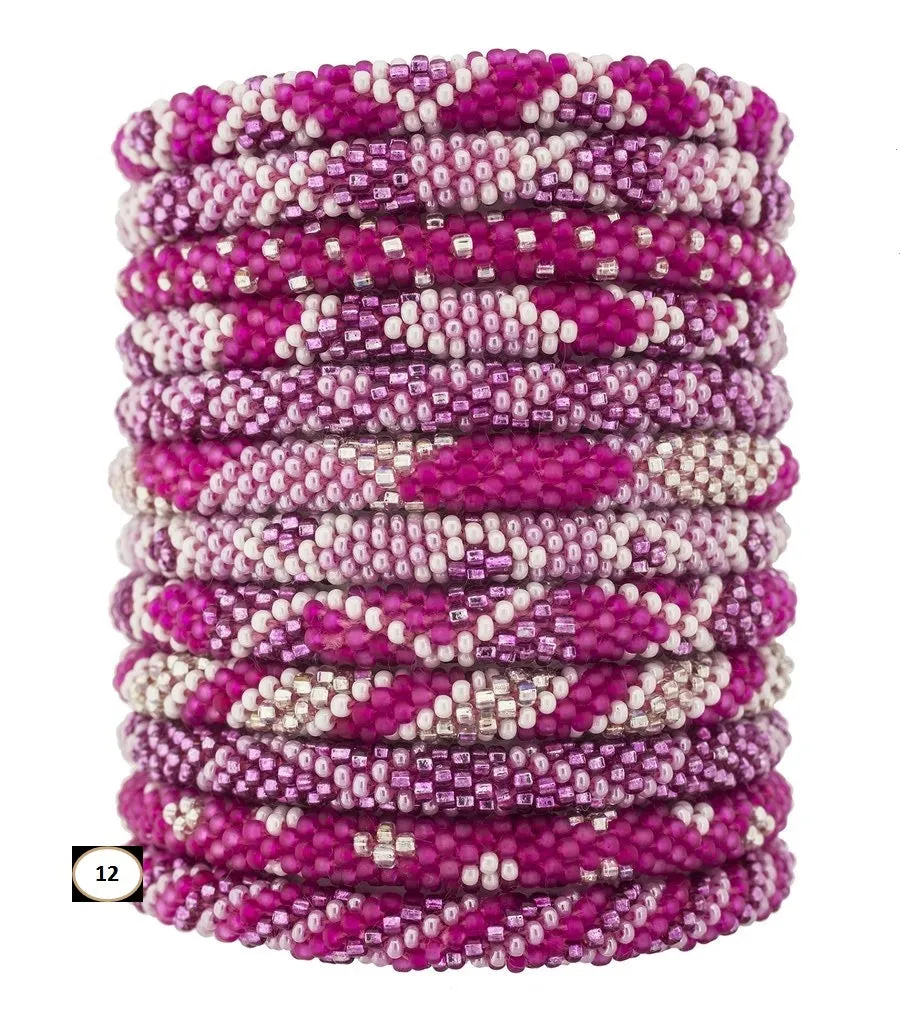 Roll-On Beaded Bracelets - Cotton Candy