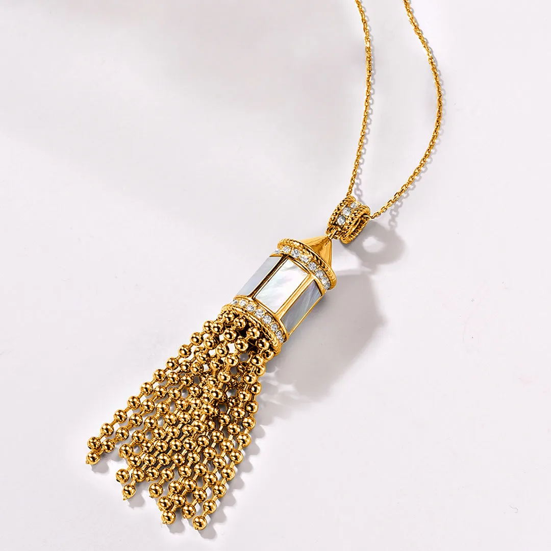 Sadaf / Necklace Pearl Gold