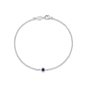 Sapphire & Silver Bracelet