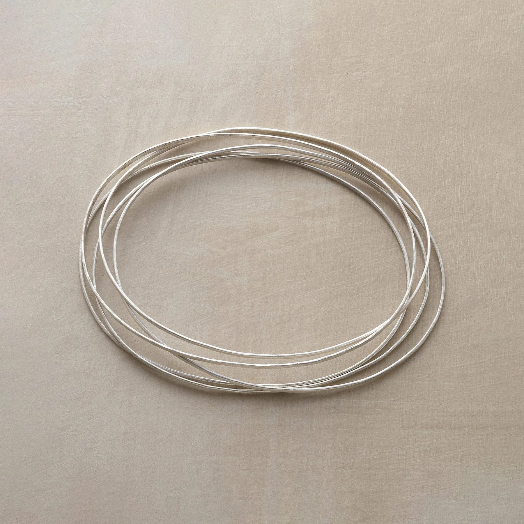 Sterling Orbit Bangle Bracelets