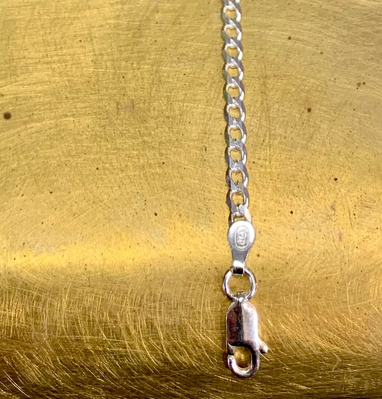 Sterling Silver Curb Chain Bracelet