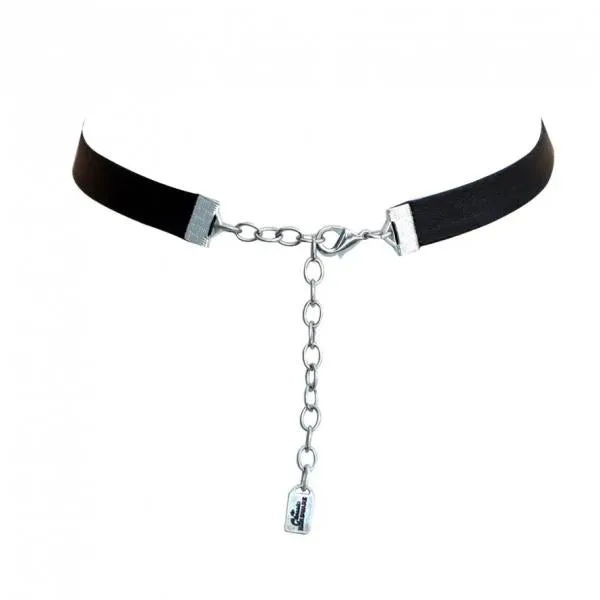 Swallow Choker Necklace - Black