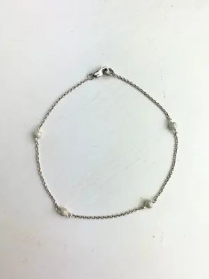 Teeny Sparkle Bracelet in Silver