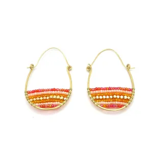 Terra Hoops in Coral