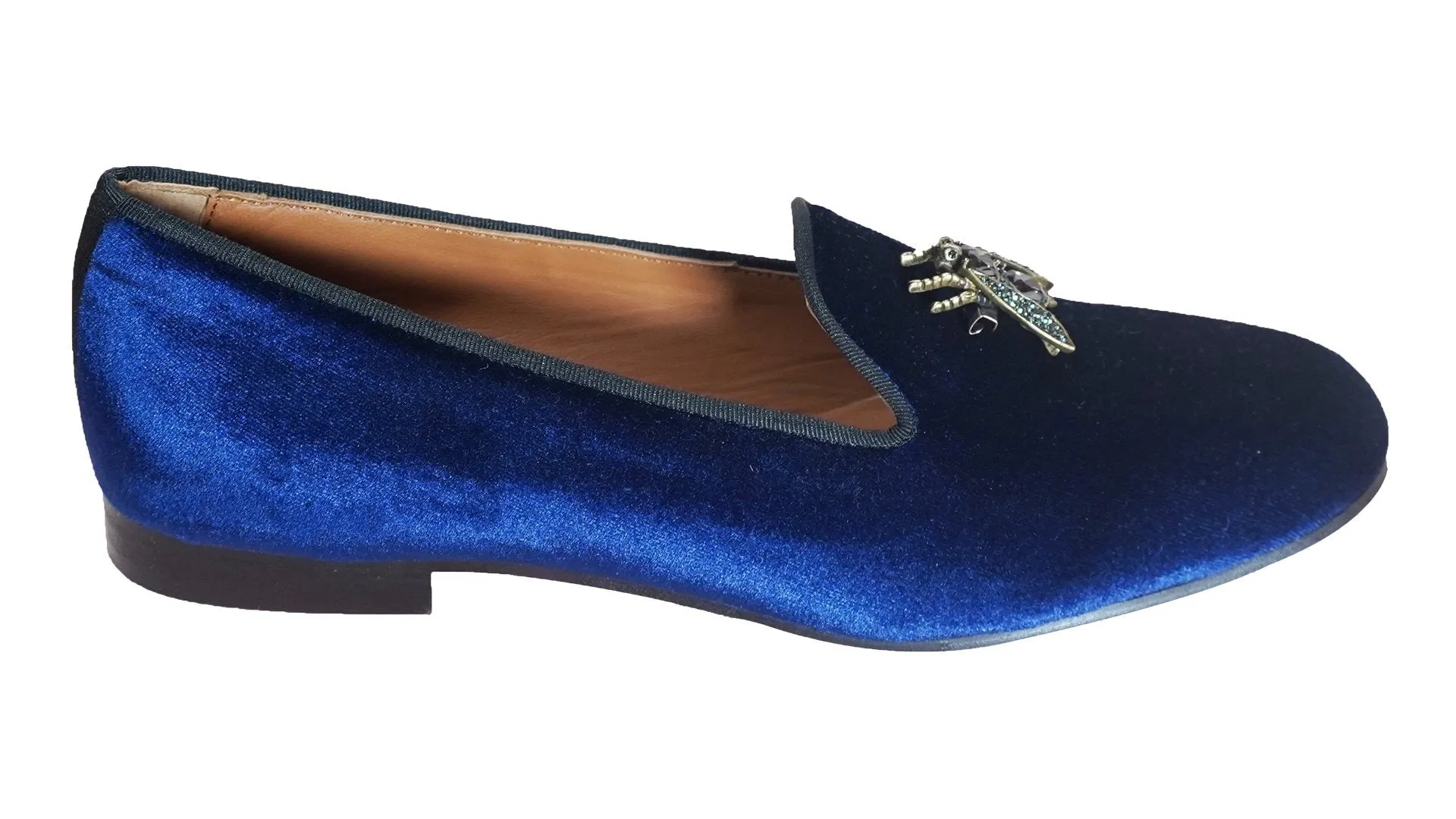 Triptych Bleu Slippers - Fabula & Tales