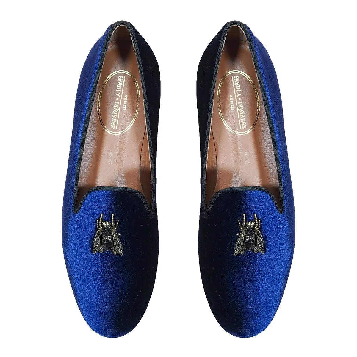 Triptych Bleu Slippers - Fabula & Tales