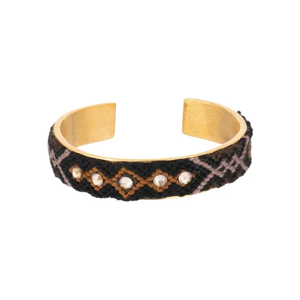 WAYUU BRACELET BRONZE - BLACK