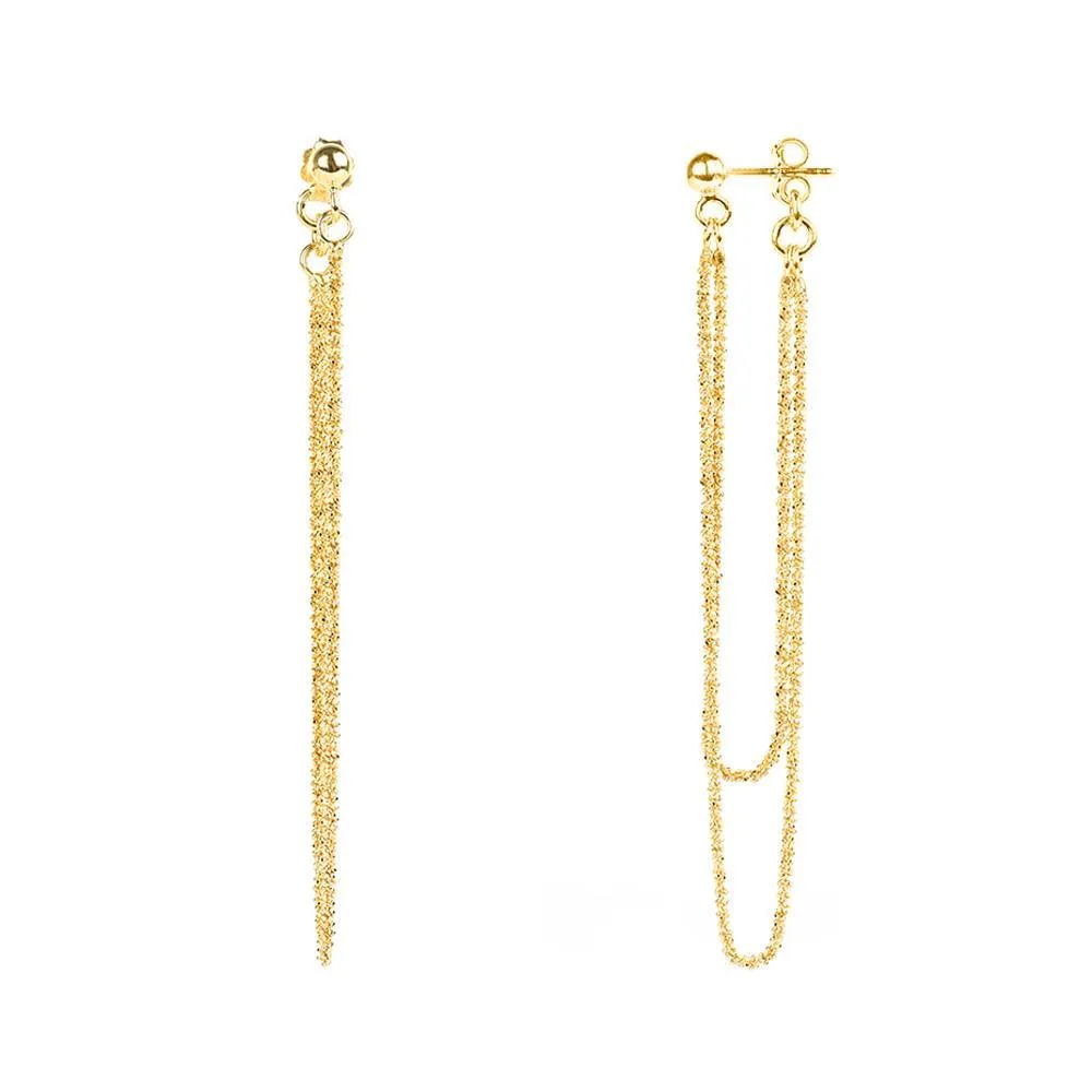 Yellow Gold Rio Earrings