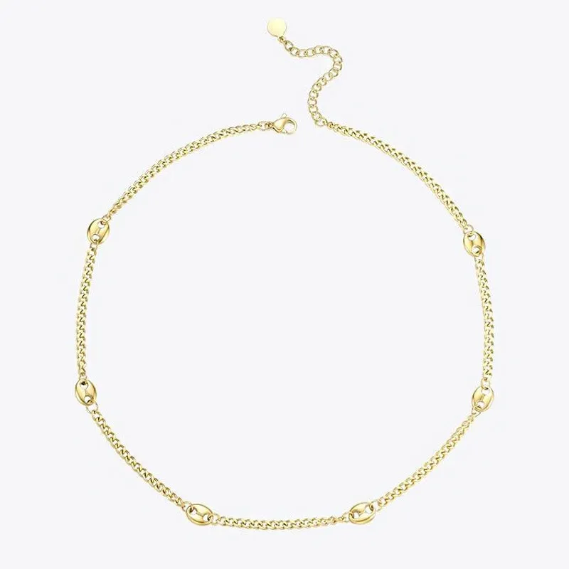 Zhuri Beaded Chain Necklace